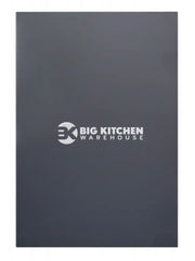 Fenton Painted (Laser Edged) Slab Carbon Grey- Replacement Kitchen Doors (1245mm High) - 297mm Wide