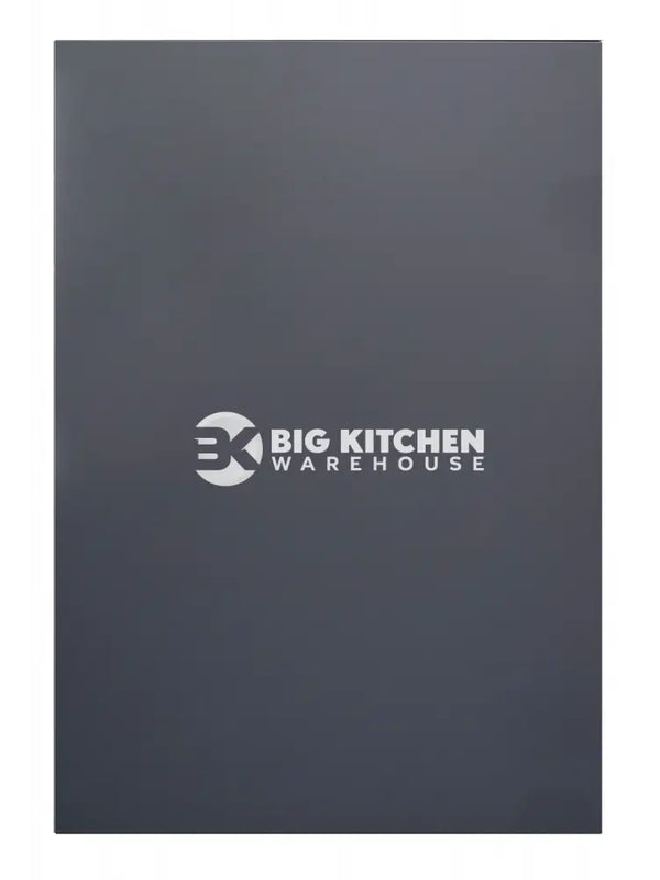 Fenton Painted (Laser Edged) Slab Carbon Grey- Replacement Kitchen Doors (715mm High) - 147mm Wide
