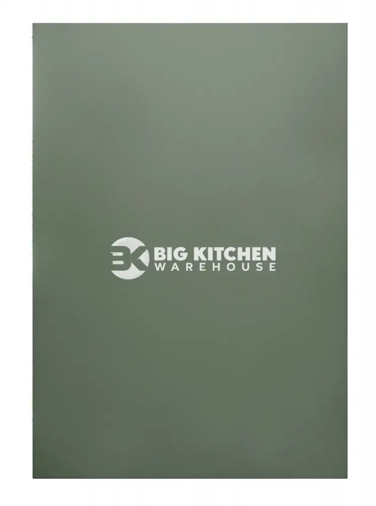 Fenton Painted (Laser Edged) Slab Reed Green- Replacement Kitchen Doors (450mm High) - 597mm Wide