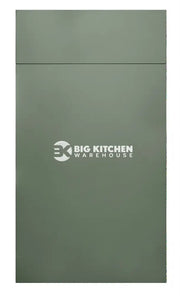 Fenton Painted (Laser Edged) Slab Reed Green- Replacement Kitchen Doors (570mm High)