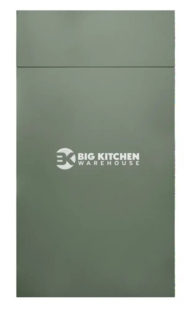 Fenton Painted (Laser Edged) Slab Reed Green- Replacement Kitchen Doors (End Panel)
