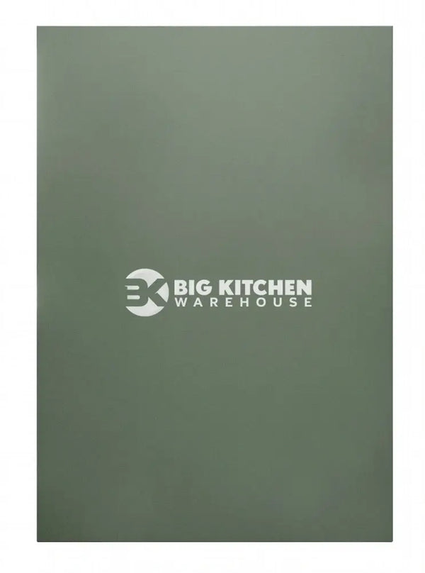 Fenton Painted (Laser Edged) Slab Reed Green- Replacement Kitchen Doors SAMPLE PRODUCTS 140mm x 295mm Sample (Free P&P)