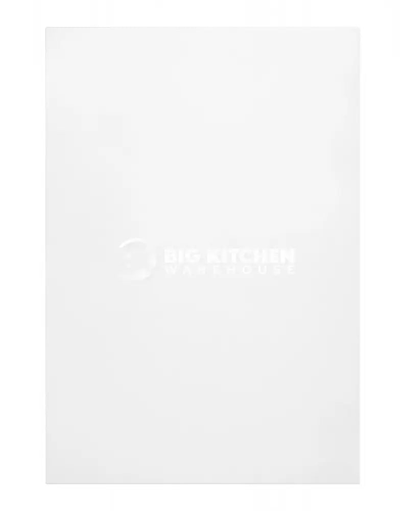 Fenton Painted (Laser Edged) Slab White- Replacement Kitchen Doors (980mm High) - 597mm Wide