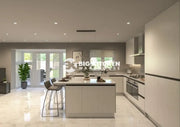 Fenton Painted (Laser Edged) Slab White- Replacement Kitchen Doors SAMPLE PRODUCTS