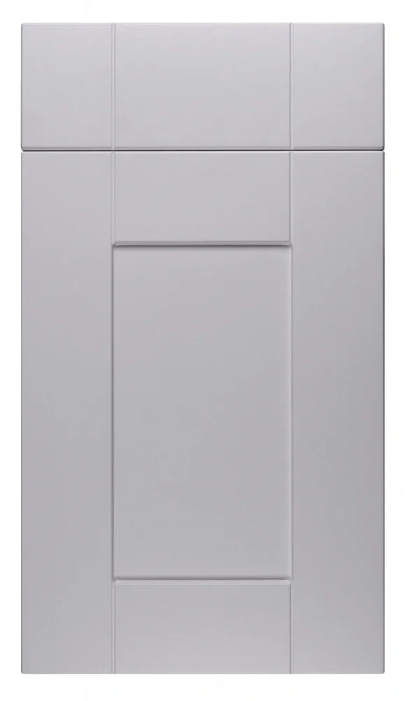 Gresham Shaker Stone Grey Ash Grain Effect Made-to-Measure Kitchen Door
