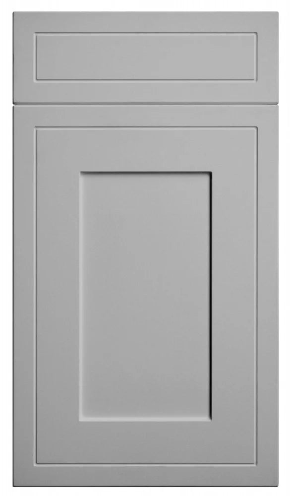 Heywood Shaker Dove Grey Ash Grain Effect Made-to-Measure Kitchen Door