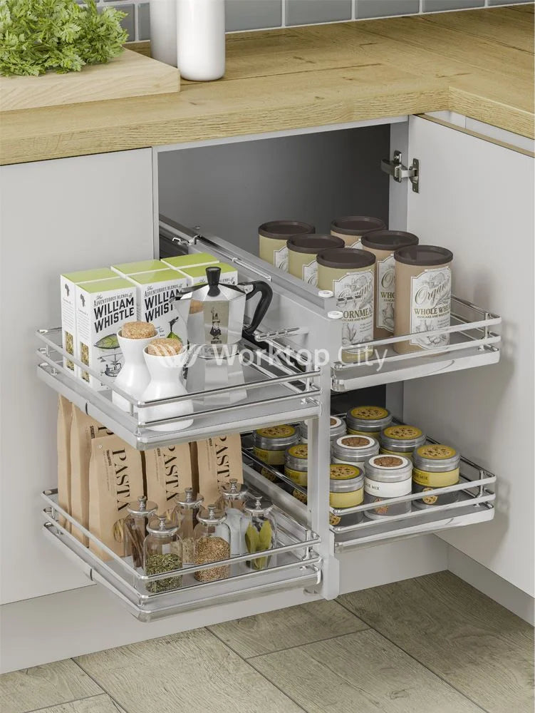 Innostor Plus Blind Corner Optimiser To Suit 1000mm Wide Blind Corner Base Cabinet With A Minimum 500mm Wide Door