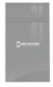 JAY Handle Less Dust Grey Gloss J Pull- Replacement Kitchen Doors (570mm High)