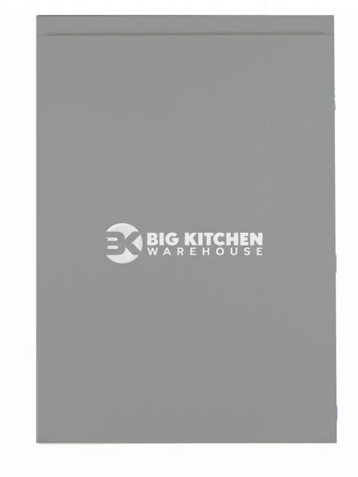 JAY Handle Less Dust Grey Supermatt J Pull- Replacement Kitchen Doors (End Panel) - 800mm x 350mm Wall End Panel Plain