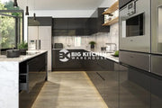 JAY Handle Less Graphite Gloss J Pull- Replacement Kitchen Doors (895mm High)