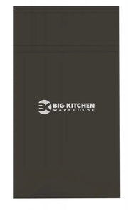 Jay Handle Less Graphite Supermatt J Pull- Replacement Kitchen Doors (490mm High) - 596mm Wide