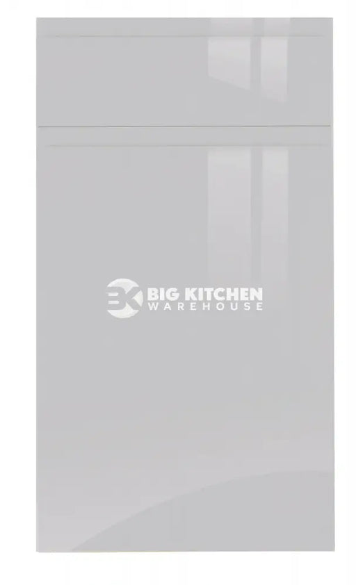 JAY Handle Less Light Grey Gloss J Pull- Replacement Kitchen Doors (980mm High) - 596mm Wide