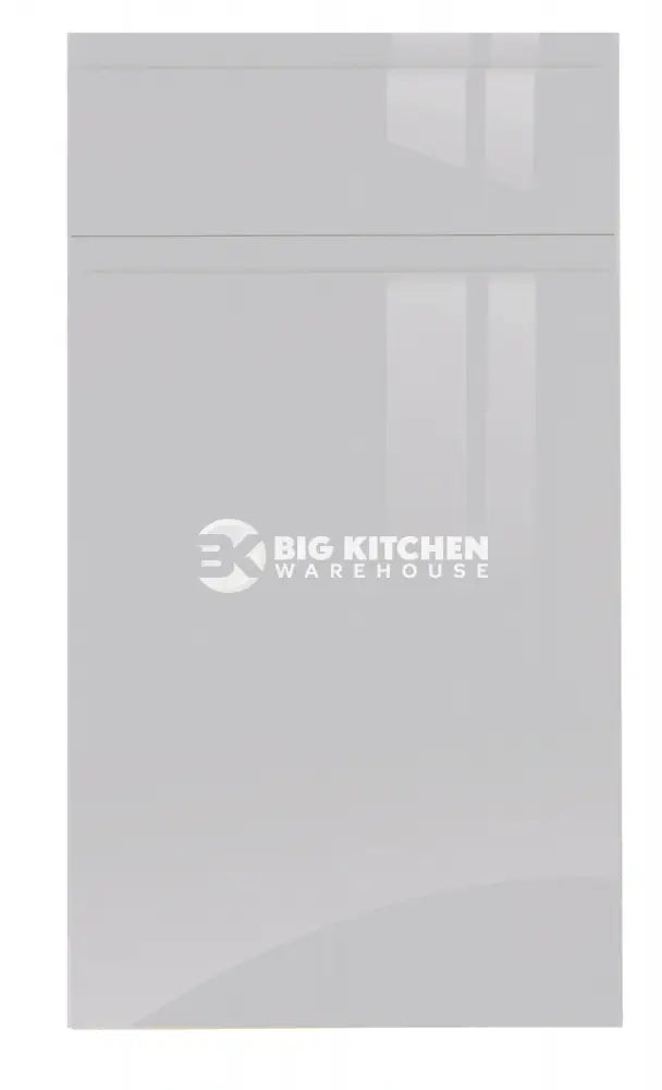 Jay Handle Less Light Grey Gloss J Pull- Replacement Kitchen Drawer Front (175mm High)