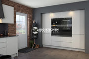 JAY Handle Less Light Grey Supermatt J Pull- Replacement Kitchen Doors (End Panel)