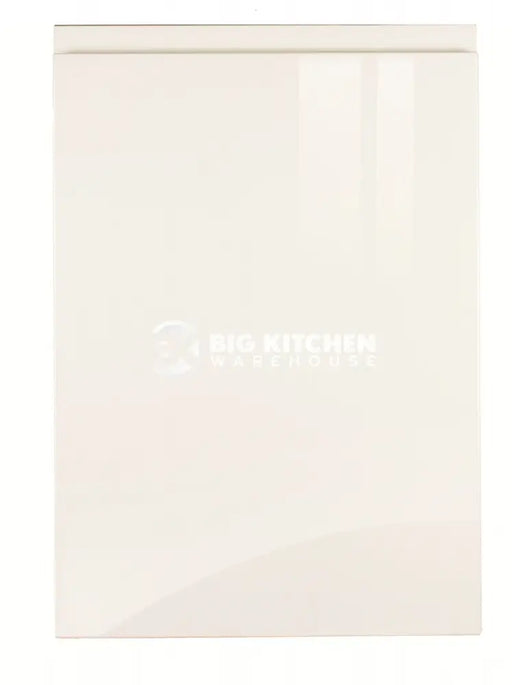 JAY Handle Less White Gloss J Pull- Replacement Kitchen Doors (1245mm High) - 296mm Wide