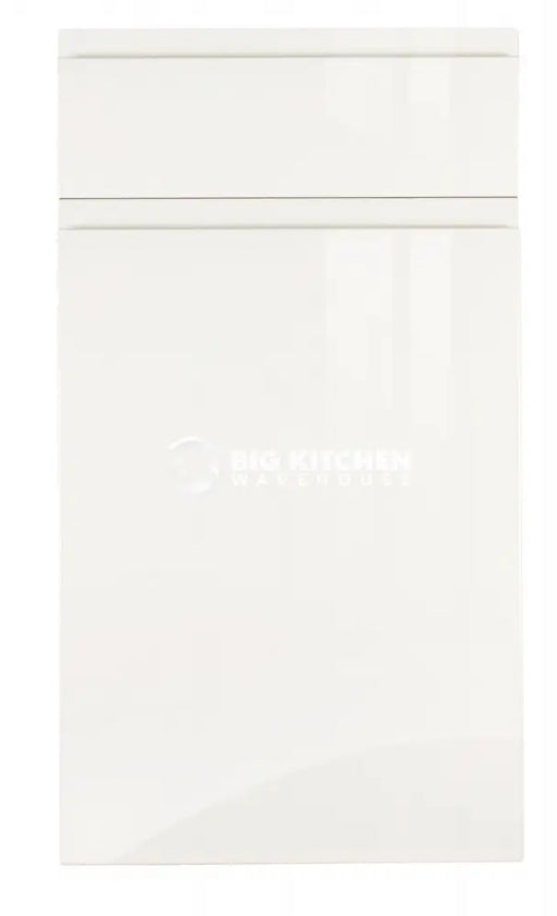 JAY Handle Less White Gloss J Pull- Replacement Kitchen Doors (End Panel)
