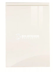 Jay Handle Less White Gloss J Pull- Replacement Kitchen Drawer Front (175mm High) - 396mm Wide
