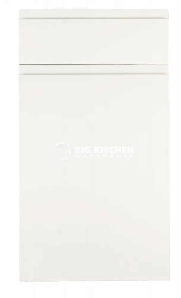 Jay Handle Less White Supermatt J Pull- Replacement Kitchen Doors (490mm High) - 596mm Wide