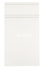 JAY Handle Less White Supermatt J Pull- Replacement Kitchen Doors (645mm High) - 596mm Wide