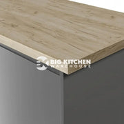 Krono-Finesse Laminate Kitchen Worktops K002 Fp Grey Craft Oak - Postformed Edge