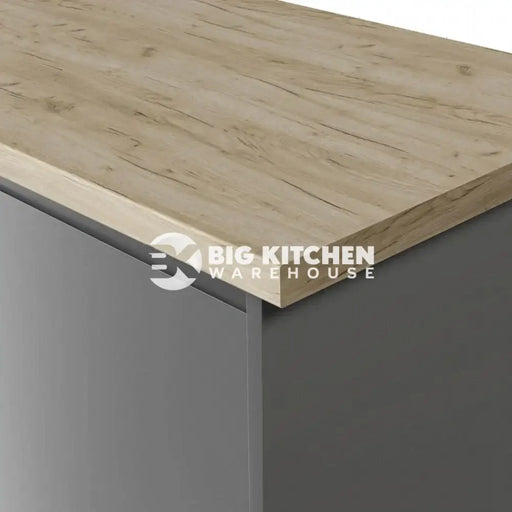 Krono-Finesse Laminate Kitchen Worktops K002 Fp Grey Craft Oak - Postformed Edge