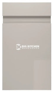 Larissa Handle Less Cashmere Gloss J Pull- Replacement Kitchen Doors (495mm High) - 597mm Wide