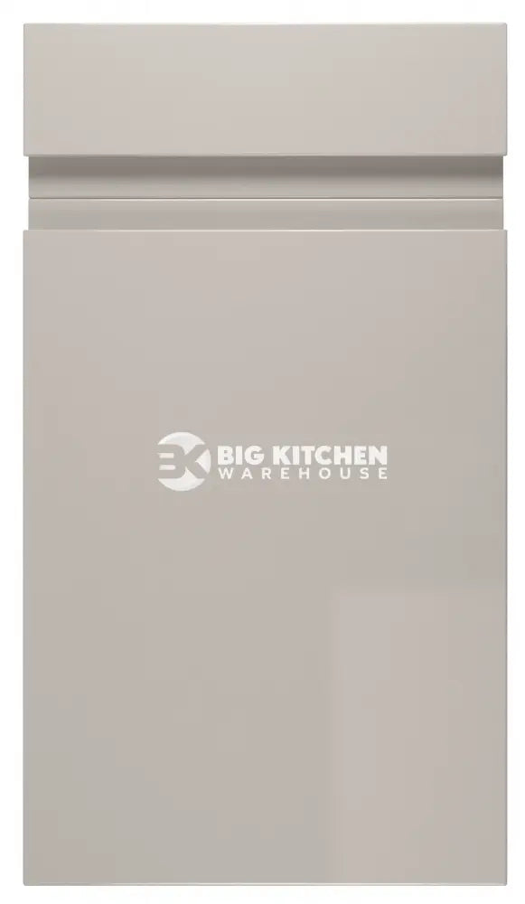Larissa Handle Less Cashmere Gloss J Pull- Replacement Kitchen Doors (495mm High) - 597mm Wide