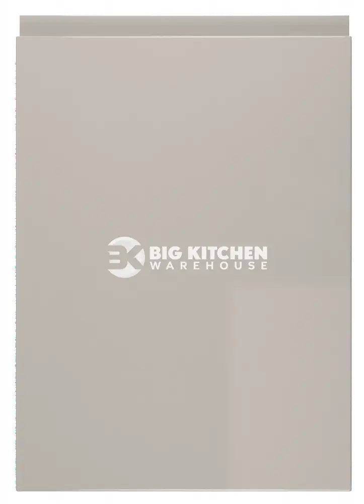 Larissa Handle Less Cashmere Gloss J Pull- Replacement Kitchen Doors (End Panel) - 784mm x 355mm Wall End Panel Plain
