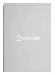 Larissa Handle Less Dove Grey Gloss J Pull- Replacement Kitchen Door/Drawer Front (283mm High) - 497mm Wide