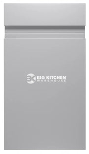 Larissa Handle Less Dove Grey Matt J Pull- Replacement Kitchen Doors (450mm High) - 595mm Wide
