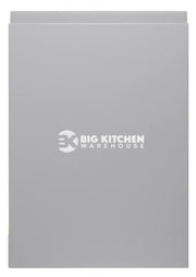 Larissa Handle Less Dove Grey Matt J Pull- Replacement Kitchen Doors (End Panel) - 784mm x 355mm Wall End Panel Plain
