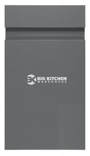 Larissa Handle Less Dust Grey Gloss J Pull- Replacement Kitchen Doors (570mm High)