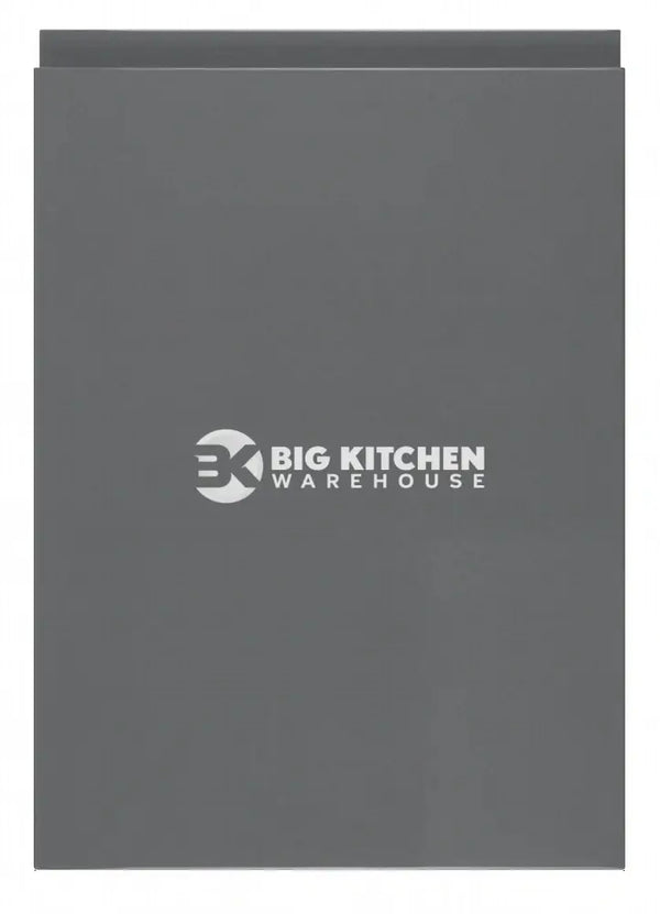 Larissa Handle Less Dust Grey Gloss J Pull- Replacement Kitchen Doors SAMPLE PRODUCTS Vinyl Colour Swatch