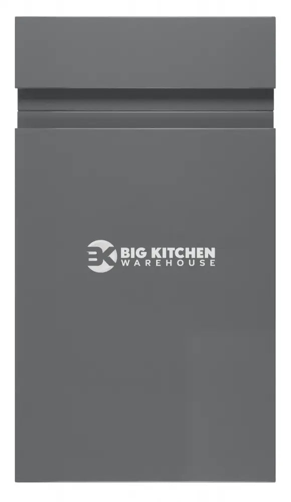 Larissa Handle Less Dust Grey Gloss J Pull- Replacement Kitchen Drawer Front (140mm High)