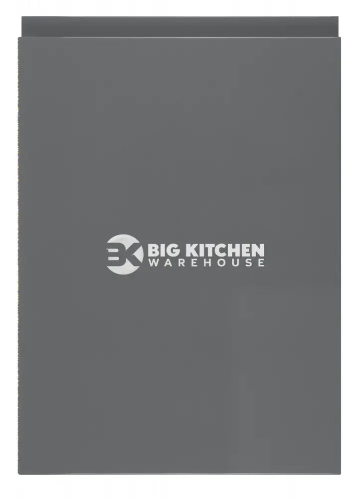 Larissa Handle Less Dust Grey Gloss J Pull- Replacement Kitchen Drawer Fronts/Oven Filler Panel (110mm High) - 597mm