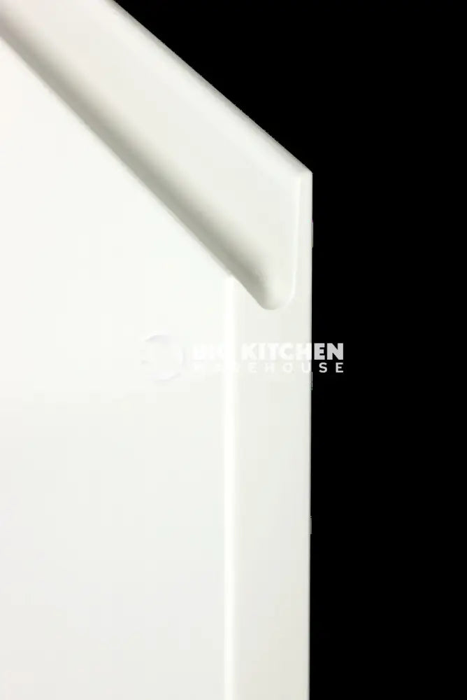 Larissa Handle Less White Gloss J Pull- Replacement Kitchen Drawer Front (140mm High)