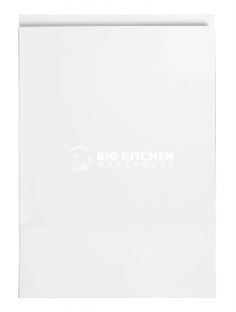 Larissa Handle Less White Gloss J Pull- Replacement Kitchen Drawer Front (175mm High) - 397mm Wide