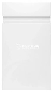 Larissa Handle Less White Matt J Pull- Replacement Kitchen Door/Drawer Front (283mm High)