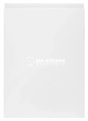 Larissa Handle Less White Matt J Pull- Replacement Kitchen Doors (570mm High) - 297mm Wide