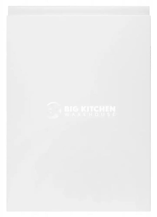 Larissa Handle Less White Matt J Pull- Replacement Kitchen Doors (980mm High) - 597mm Wide