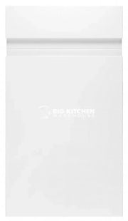 Larissa Handle Less White Matt J Pull- Replacement Kitchen Doors SAMPLE PRODUCTS