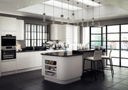Larissa Handle Less White Matt J Pull- Replacement Kitchen Doors (Trims & Accessories)