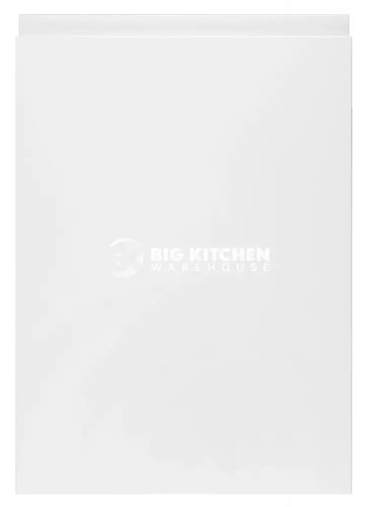 Larissa Handle Less White Matt J Pull- Replacement Kitchen Drawer Front (140mm High) - 297mm Wide