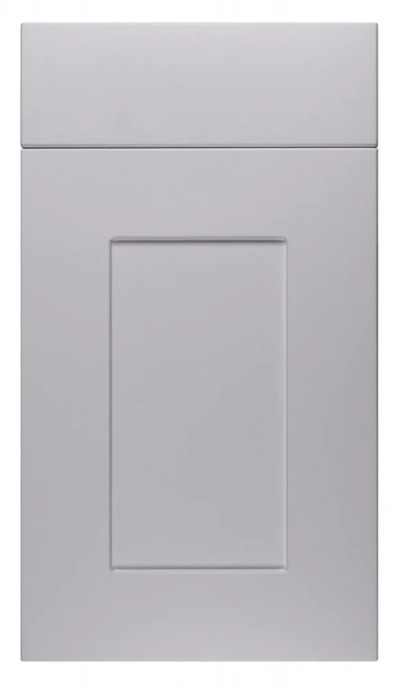 Milan Shaker Dust Grey Ash Grain Effect Made-to-Measure Kitchen Door