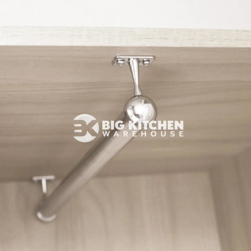 Round Ball End Support Under Mounted To Suit HR05 & HR06 Chrome
