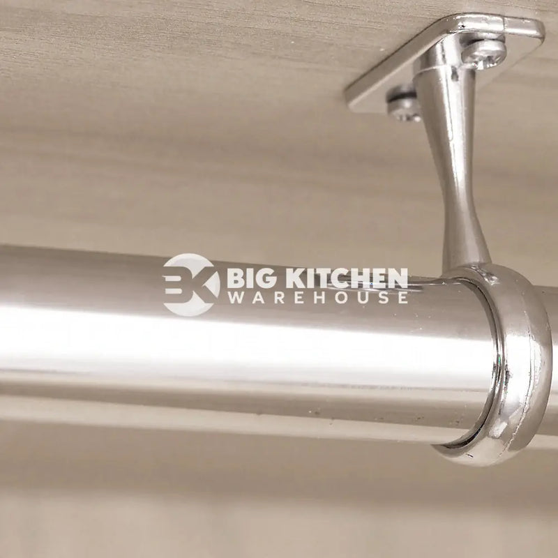 Round Hanging Rail 2500mm Length Chrome