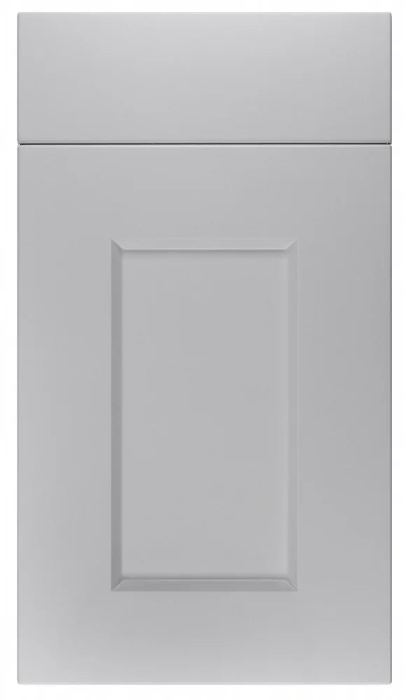 Salisbury Shaker Stone Grey Supermatt Made-to-Measure Kitchen Door
