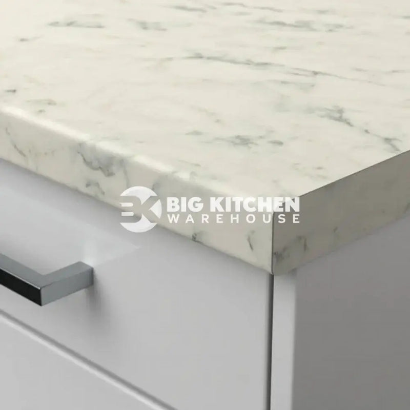Senses Laminate Kitchen Worktops Athenian Marble Round (Postformed) Edge Matte Finish