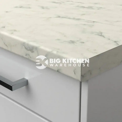 Senses Laminate Kitchen Worktops Athenian Marble Round (Postformed) Edge Matte Finish