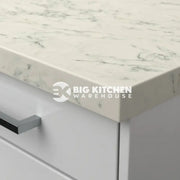 Senses Laminate Kitchen Worktops Athenian Marble Square Edge Matte Finish 3mtr Worktop - 3000mmx600mmx38mm